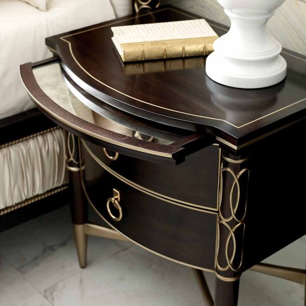Everly Nightstand | Traditional Fine Luxury Classical Handcrafted Furniture